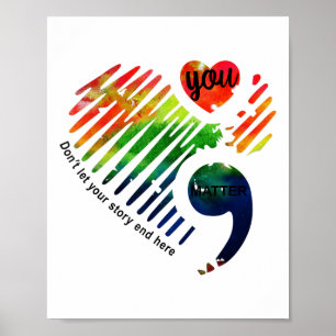 Póster Regalos del Mes de Concientización sobre Salud Men