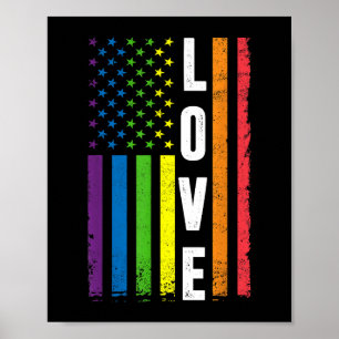 Póster Regalos del Orgullo Gay Hombres Mujeres LGBT Bande