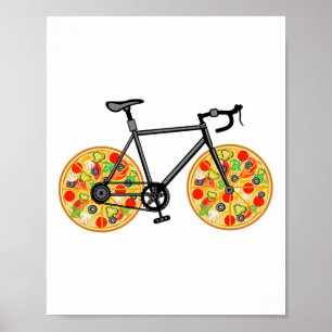 Póster Regalos divertidos de bicicleta de montaña para pa