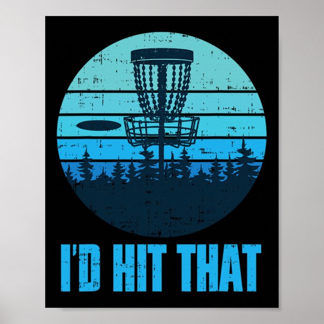 Póster Regalos Divertidos de Golf con Disco - Golf de Dis (Frente)