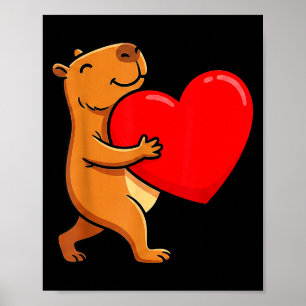 Póster Regalos divertidos del día de San Valentín Roba co