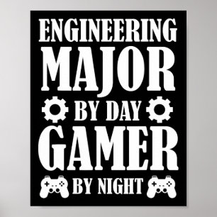 Póster Regalos divertidos para estudiantes de ingeniería