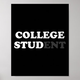 Póster Regalos divertidos para estudiantes universitarios