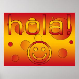 Póster Regalos españoles: Hola/Hola hace frente