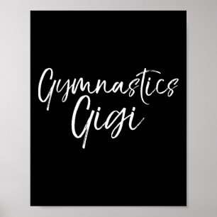 Póster Regalos familiares de gimnasia a juego para la gim