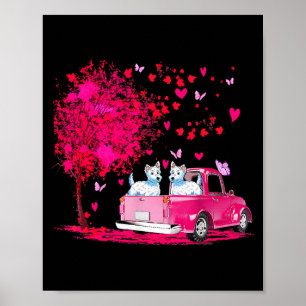 Póster Regalos felices del día de San Valentín para parej