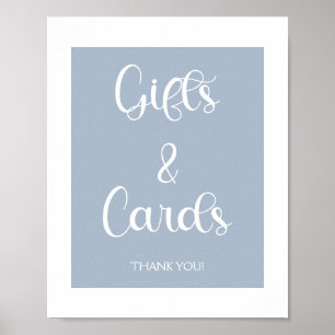 Póster Regalos minimalistas y elegantes para baby shower