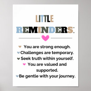 Póster Regalos Motivacionales Inspiradores Pequeños Recor