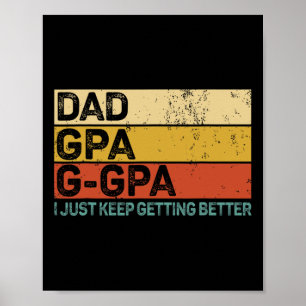 Póster Regalos para abuelo de nietos Papá Abuelo Bisabuel