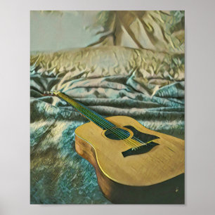 Póster Regalos para amantes de la guitarra
