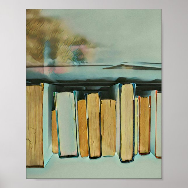 Póster Regalos para amantes de los libros (Frente)