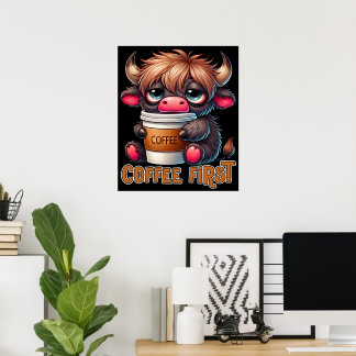 Póster Regalos para amantes del café primero