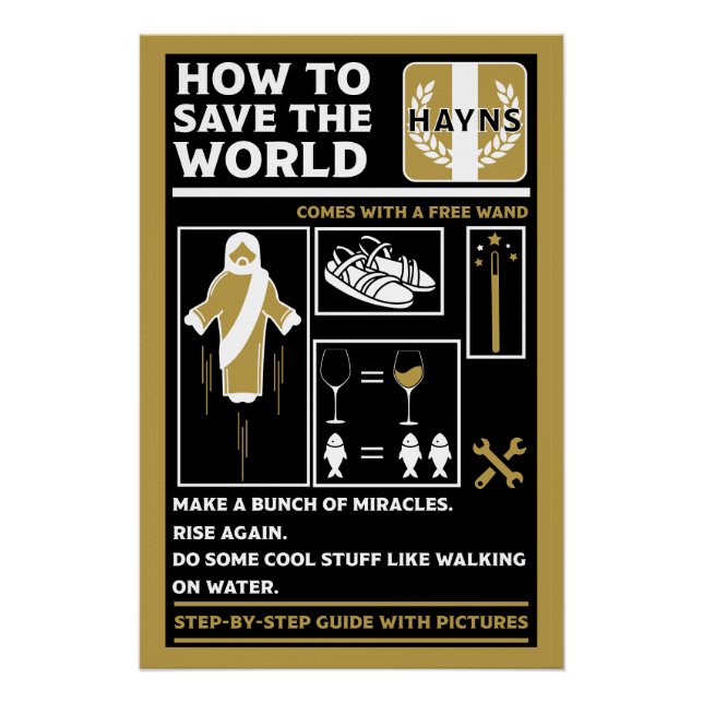 Póster Regalos Para Ateos (Anverso)