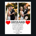 Póster Regalos para el cumpleaños del esposo 2 foto<br><div class="desc">Regalos para el cumpleaños del esposo 2 foto</div>