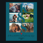Póster Regalos para esposos Collage de fotos para parejas<br><div class="desc">Regalos para esposos Collage de fotos para parejas recién casadas</div>