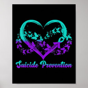 Póster Regalos para la Conciencia de la Prevención del Su