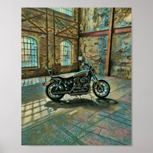 Póster regalos para motociclistas (Frente)