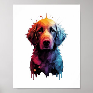 Póster Regalos para quien ama a los perros camisetas clás