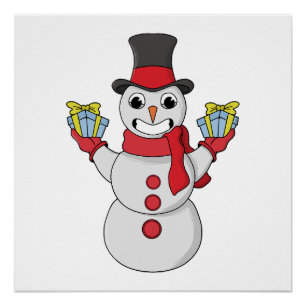 Póster Regalos para ti de Snowman