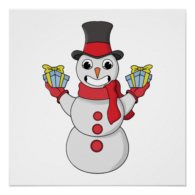 Póster Regalos para ti de Snowman (Anverso)