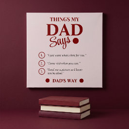 Póster Regalos personalizados para el Día del Padre: recu