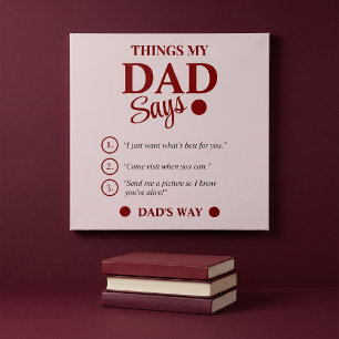 Póster Regalos personalizados para el Día del Padre: recu