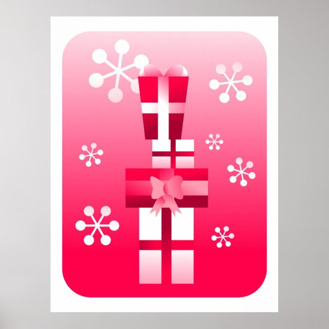 Póster Regalos retro (Frente)