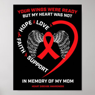 Póster Regalos Ropa En Memoria De Mi Mamá Enfermedad Del