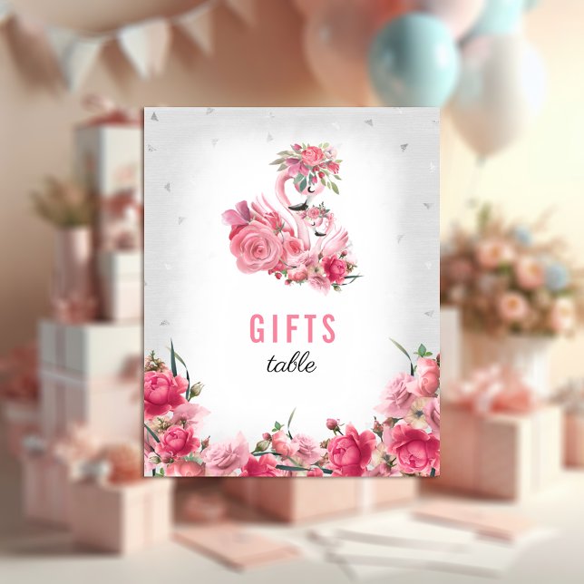 Póster Regalos Rótulo Baby Shower Silver Flamingo Balleri (Subido por el creador)