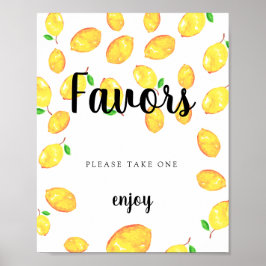 Póster Regalos Signo Limón Despedida de Soltera Main Sque
