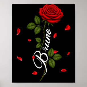 Póster Regalos Vintage Bruno Retro Clic Para Hombres Muje