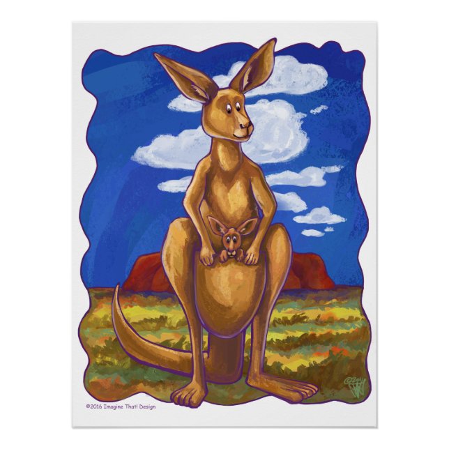 Póster Regalos y accesorios de canguro (Anverso)
