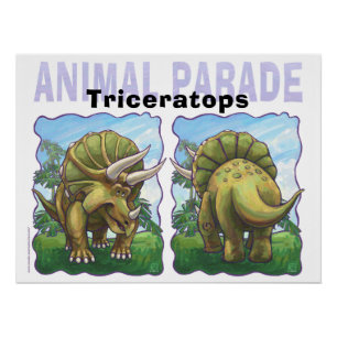 Póster Regalos y accesorios de Triceratops