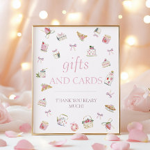 Regalos y Tarjetas de Postres de Fresa Dulce