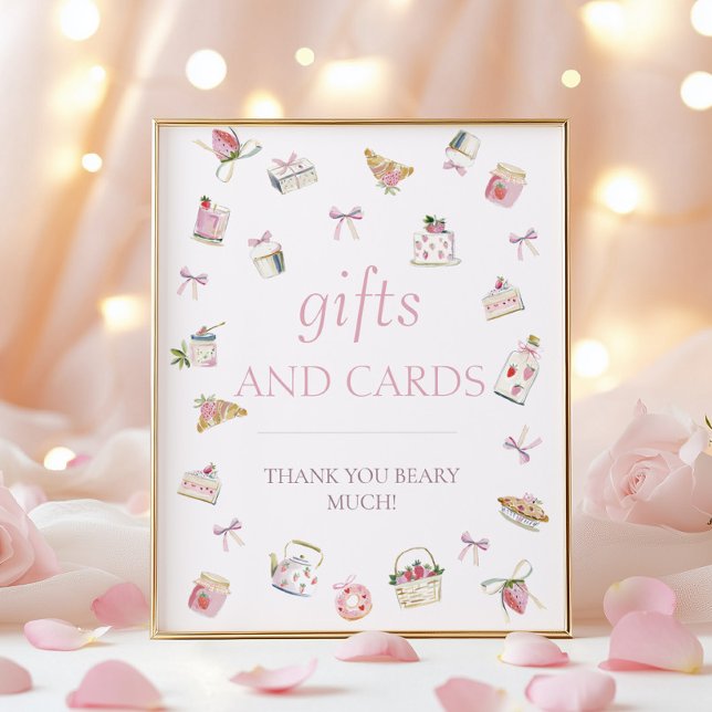 Póster Regalos y Tarjetas de Postres de Fresa Dulce  (Subido por el creador)