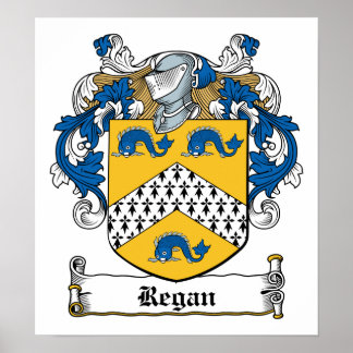 Póster Regan Family Crest