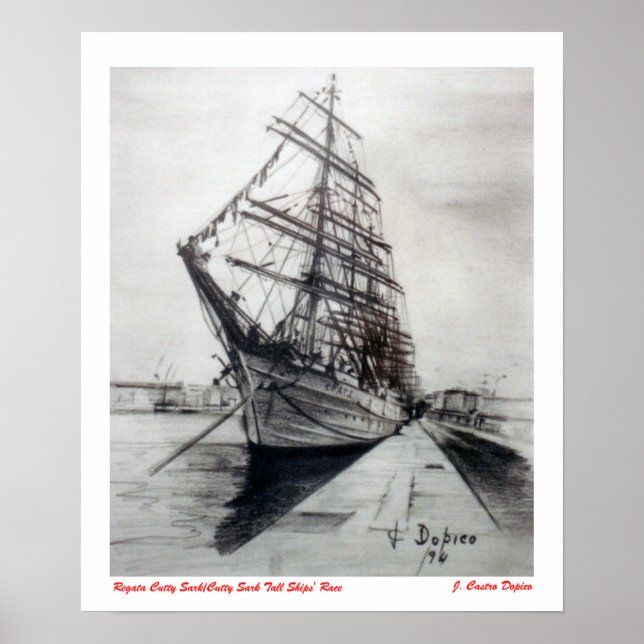 Póster Regata Cutty Sark/Cutty Sark Tall Ships' Race (Frente)