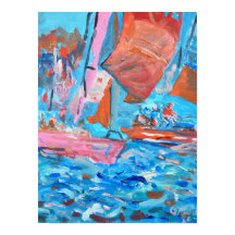 Regata de Vela Dinámica Expresionista