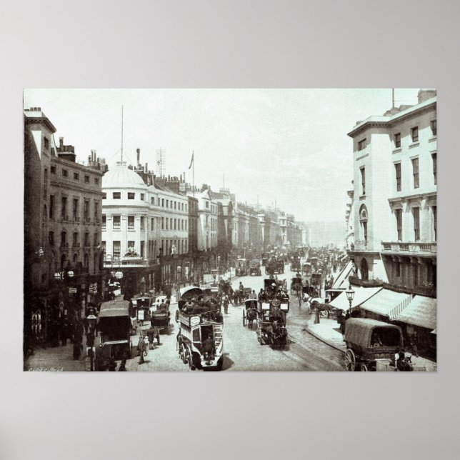 Póster Regent Street, London c.1900 (Frente)