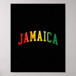 Póster Reggae Retro Jamaica Vintage Jamaicano Hombres Muj