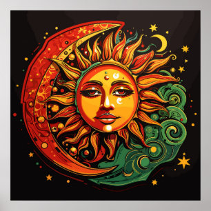 Póster Reggae Sun & Moon