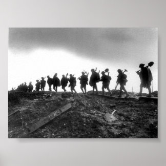 Póster Regimiento de Manchester, Ancre, 1917