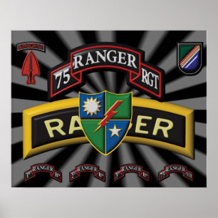 Póster Regimiento Ranger 75