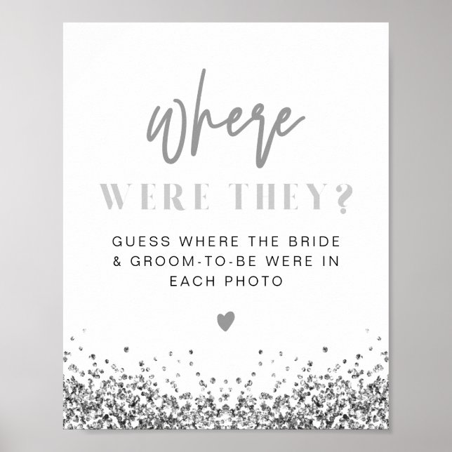 Póster REGINA Lentejuelas Plateadas Disco Dónde Estaban L (Frente)