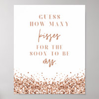 REGINA Rose Gold Cuántos Besos Despedida de Solter