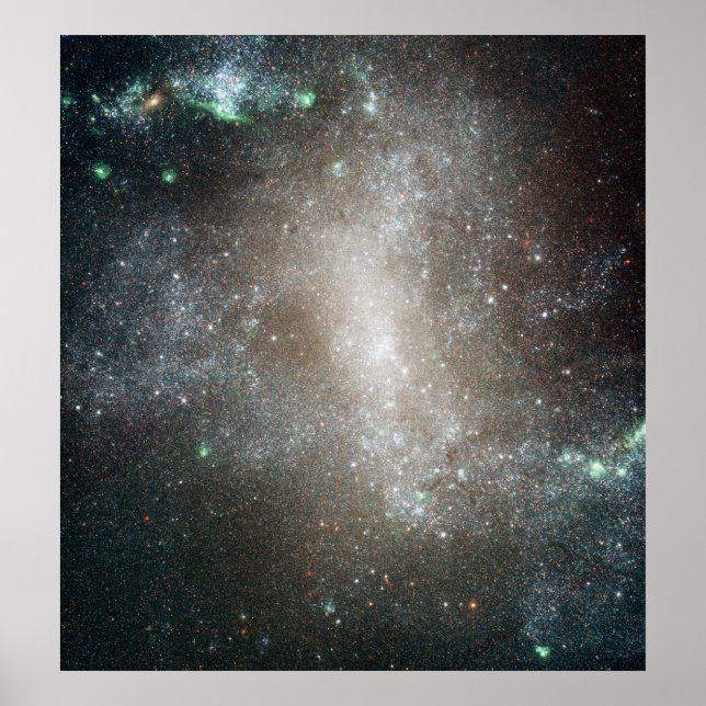 Póster Región central de la galaxia espiral de barro (Frente)