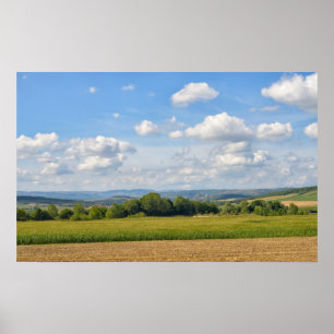 Póster región de Auvernia de Francia