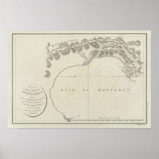 Póster Región de la Bahía de Monterey, California