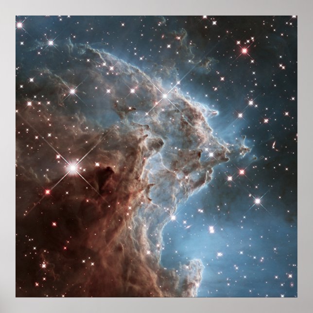 Póster Región De Starformation Ngc 2174, Nebulosa Cabeza  (Frente)