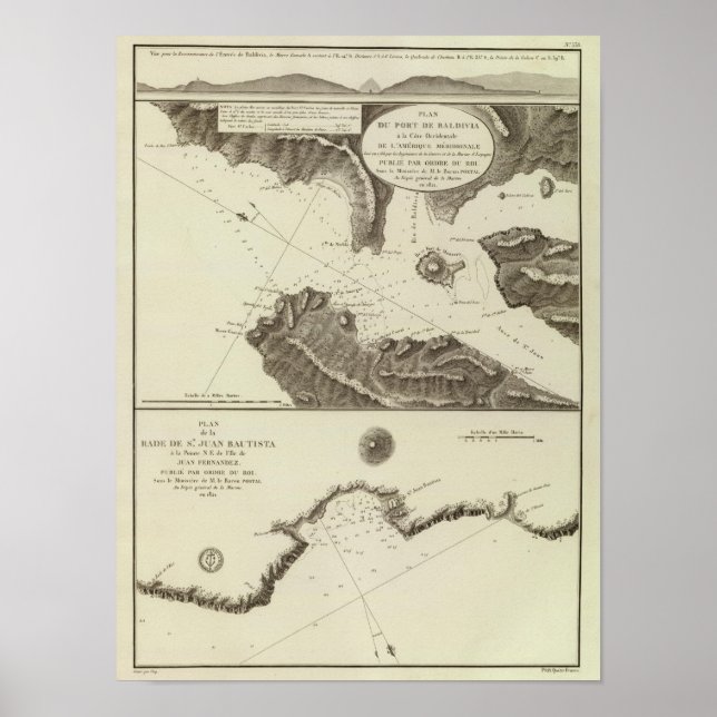 Póster Región de Valdivia Chile (Frente)